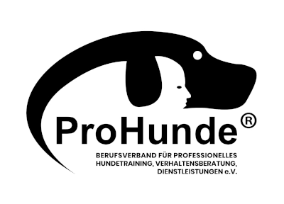 Pro Hunde Logo mit Schriftzug Berufsverband für professionelles hundetraining, Verhaltensberatung, Dienstleitungen e.V.