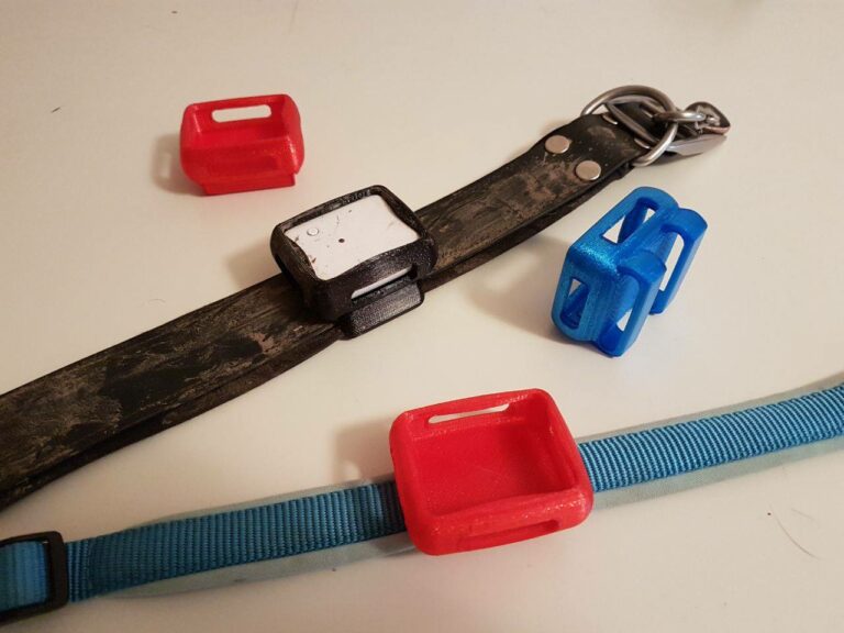 Halterung GPS-Tracker der Firma Tractive - www.pro-hun.de