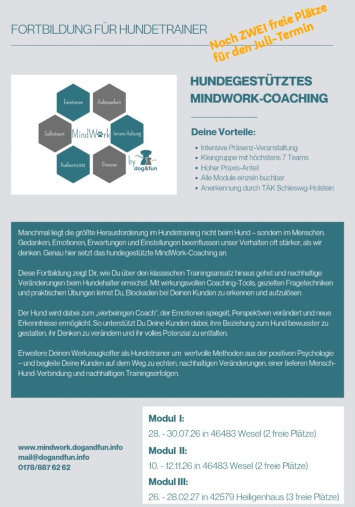 Eventbild Hundegestütztes MindWork-Coaching